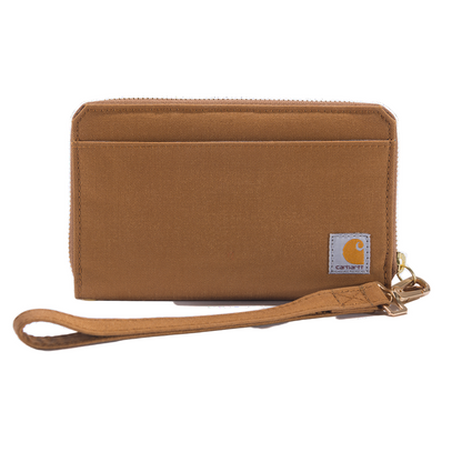 Carhartt Nylon Duck Lay-Flat Clutch in Carhartt Brown