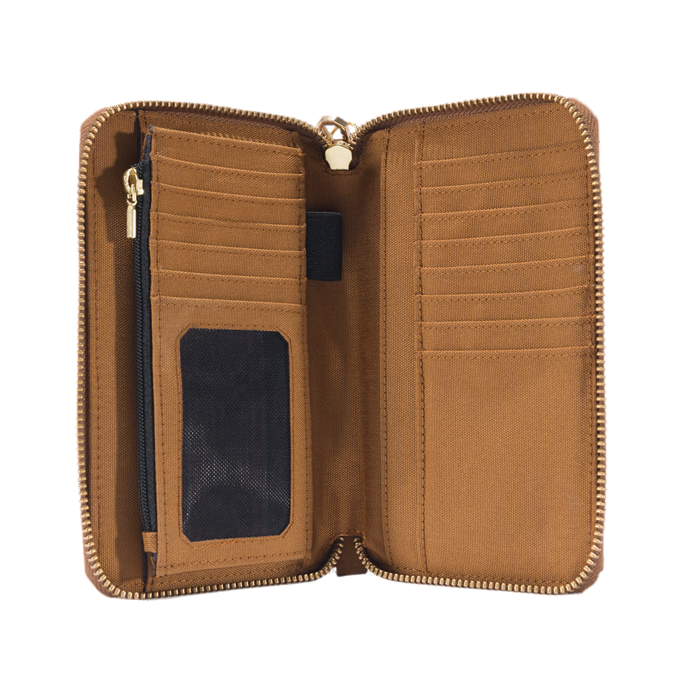 Carhartt Nylon Duck Lay-Flat Clutch in Carhartt Brown