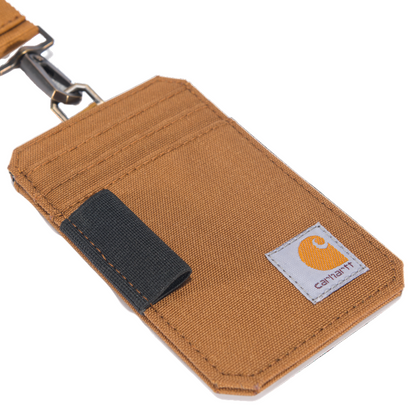 Carhartt Nylon Duck ID and Lanyard in Black