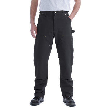 Carhartt B01 Loose Fit Firm Duck Double-Front Utility Work Pant Black