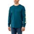Carhartt Mens Relaxed Fit Long Sleeve T-Shirt With Sleeve Logo