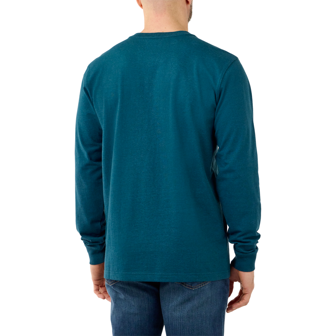 Carhartt Men′s Relaxed Fit Long Sleeve T-Shirt With Sleeve Logo