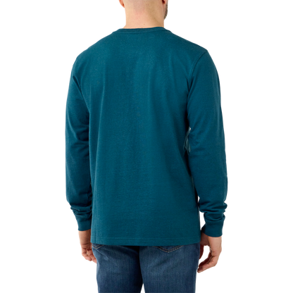 Carhartt Men′s Relaxed Fit Long Sleeve T-Shirt With Sleeve Logo