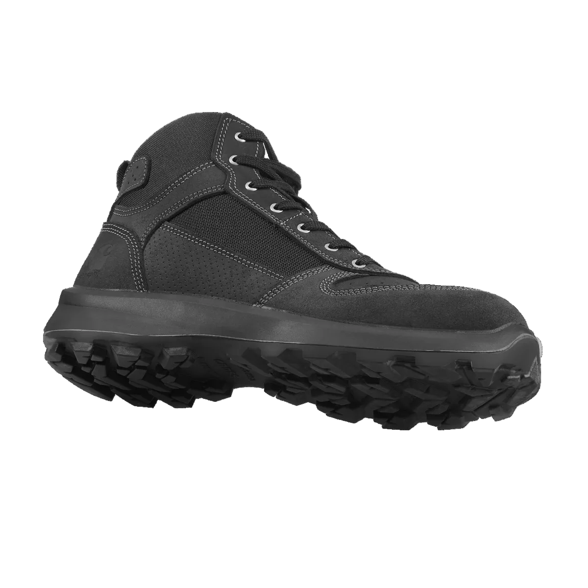 Carhartt Michigan Sidezip Mid Sneaker in Black
