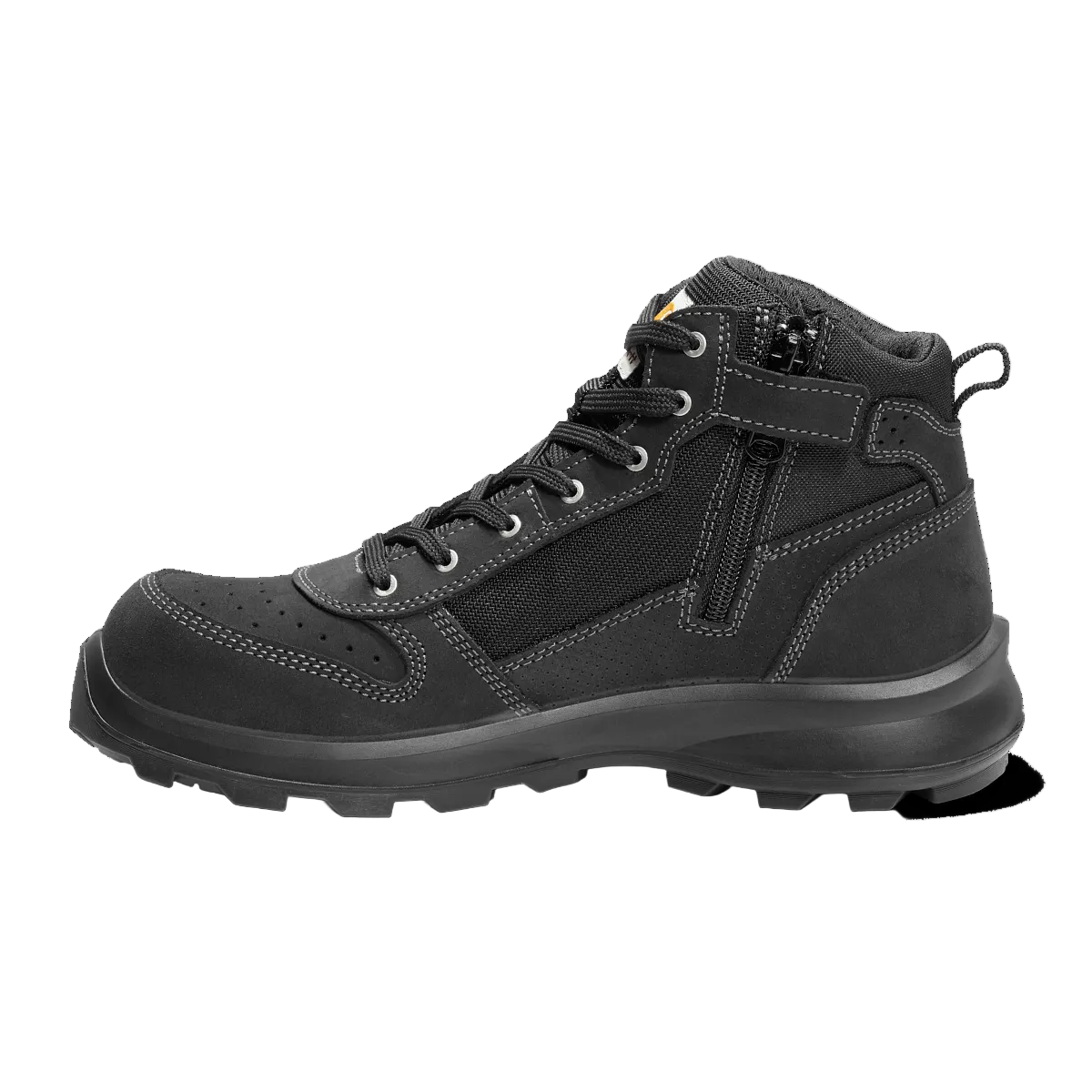 Carhartt Michigan Sidezip Mid Sneaker in Black