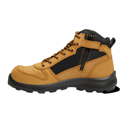 Carhartt Michigan Sidezip Mid Sneaker in Black