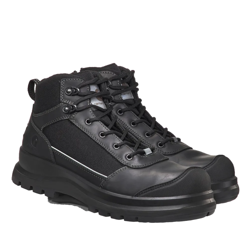 Carhartt Detroit Rugged Flex Reflective S3 Zip Safety Boot in Black