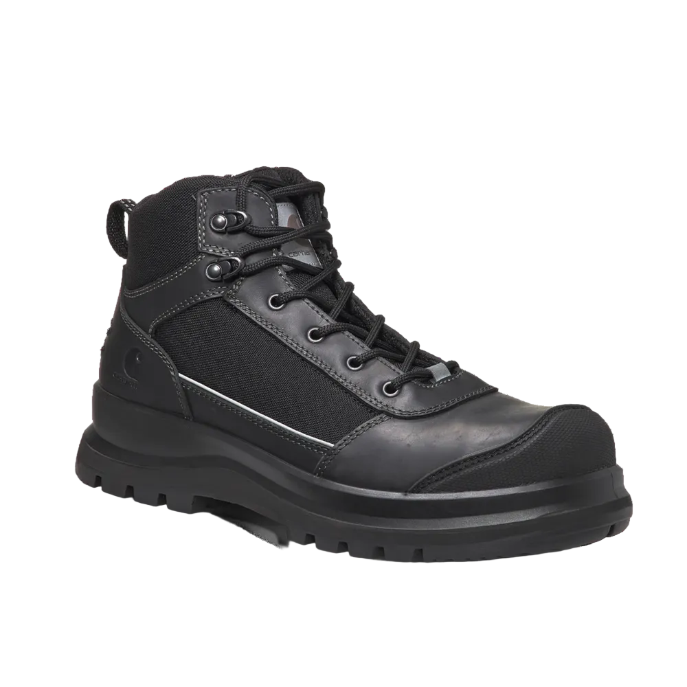 Carhartt Detroit Rugged Flex Reflective S3 Zip Safety Boot in Black