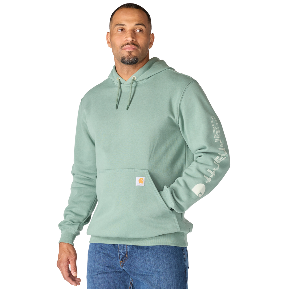 Carhartt Iconic K288 Logo Sweatshirt - Green Slate