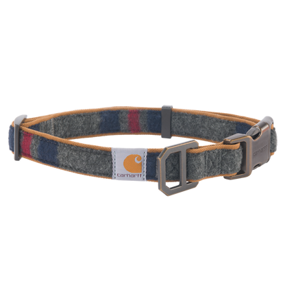Carhartt Blanket Stripe Dog Collar in Shadow Stripe