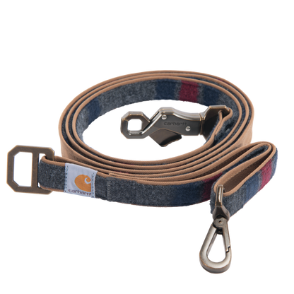 Carhartt Blanket Stripe Dog Leash in Shadow Stripe