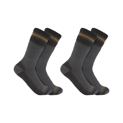 Carhartt Heavyweight Synthetic/Wool Sock 2 Pack