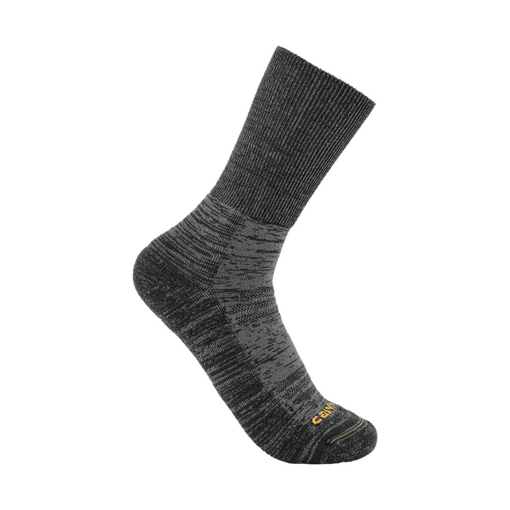 Carhartt Twin-Knit Crew Sock - Carbon Heather