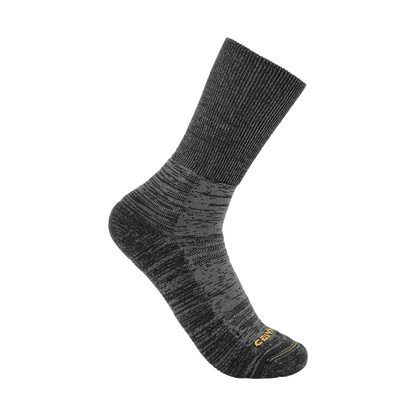 Carhartt Twin-Knit Crew Sock - Carbon Heather