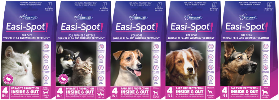 PetScience Easi-Spot range