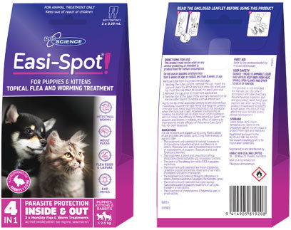 PetScience Easi-Spot for puppies and kittens