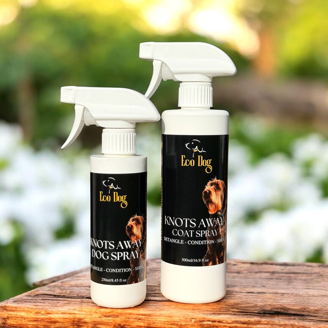 Eco Dog Knots Away Coat Spray 250ml and 500ml