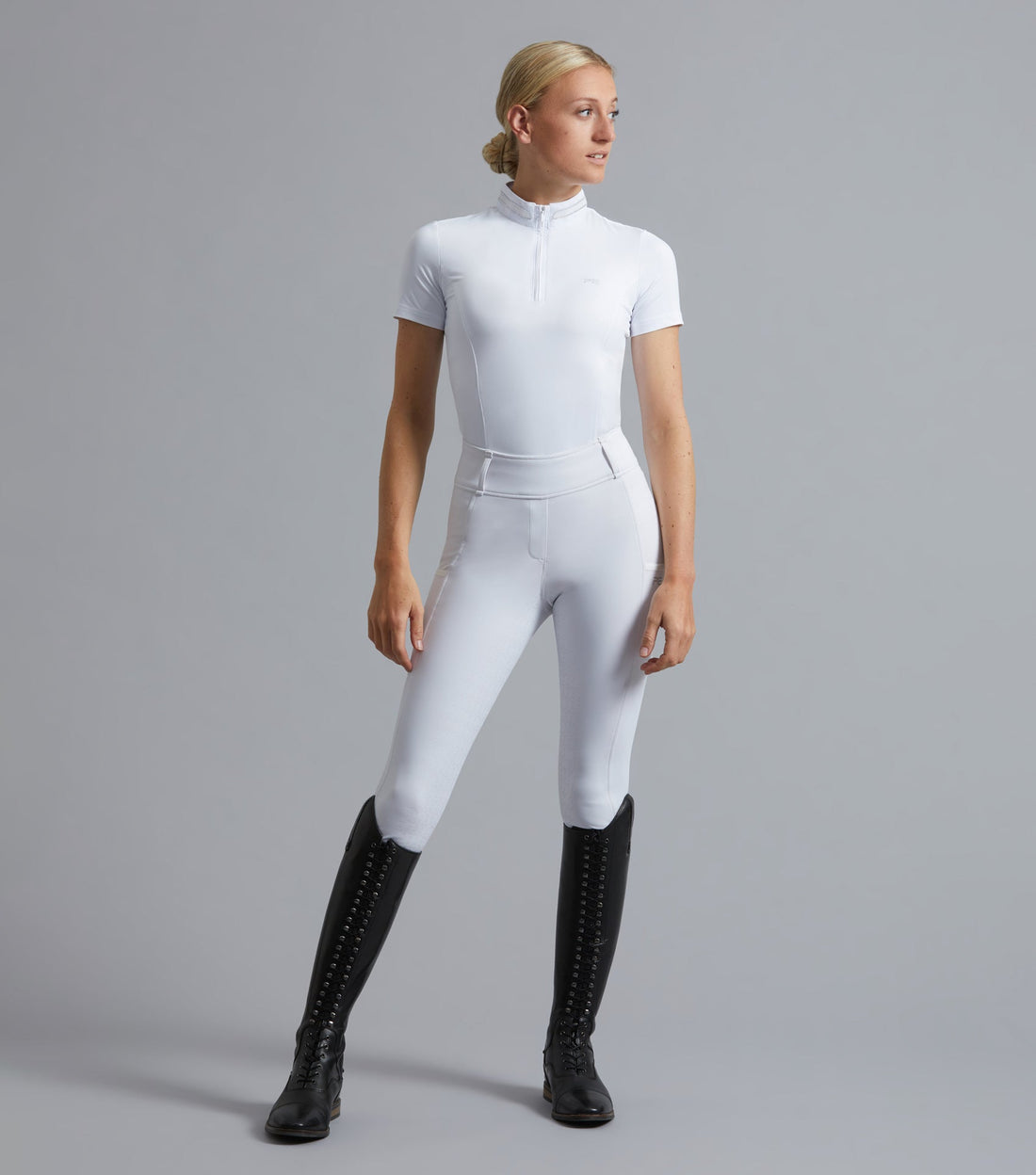 Description:Electra Ladies Full Seat Gel Riding Tights_Colour:White_Position:1