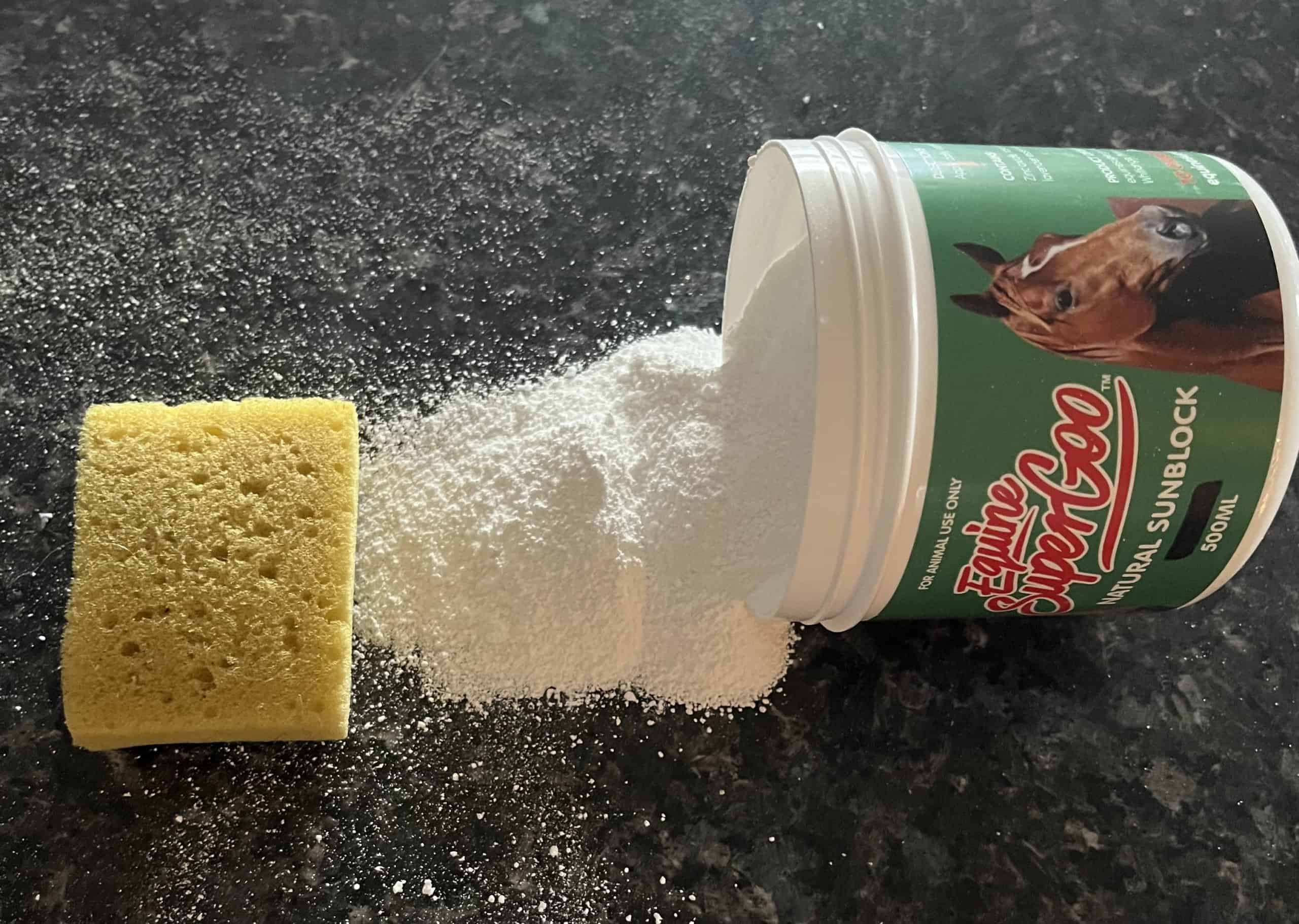 Equine Super Goo Sunblock Powder – NZ Tack Saddlery Co
