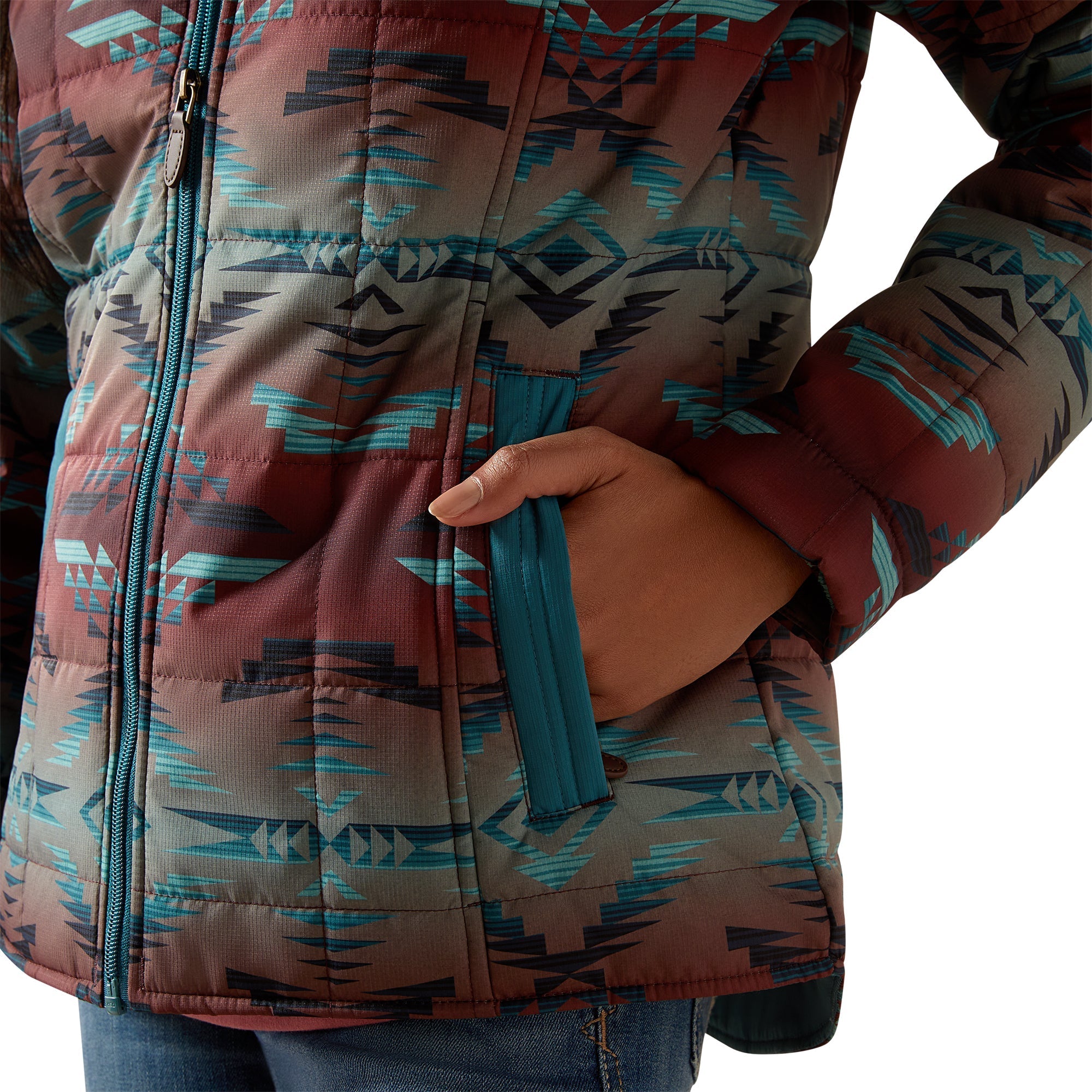 Crius Insulated Jacket - Dragonfly with Inez Blanket Print