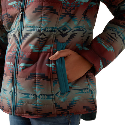 Crius Insulated Jacket - Dragonfly with Inez Blanket Print