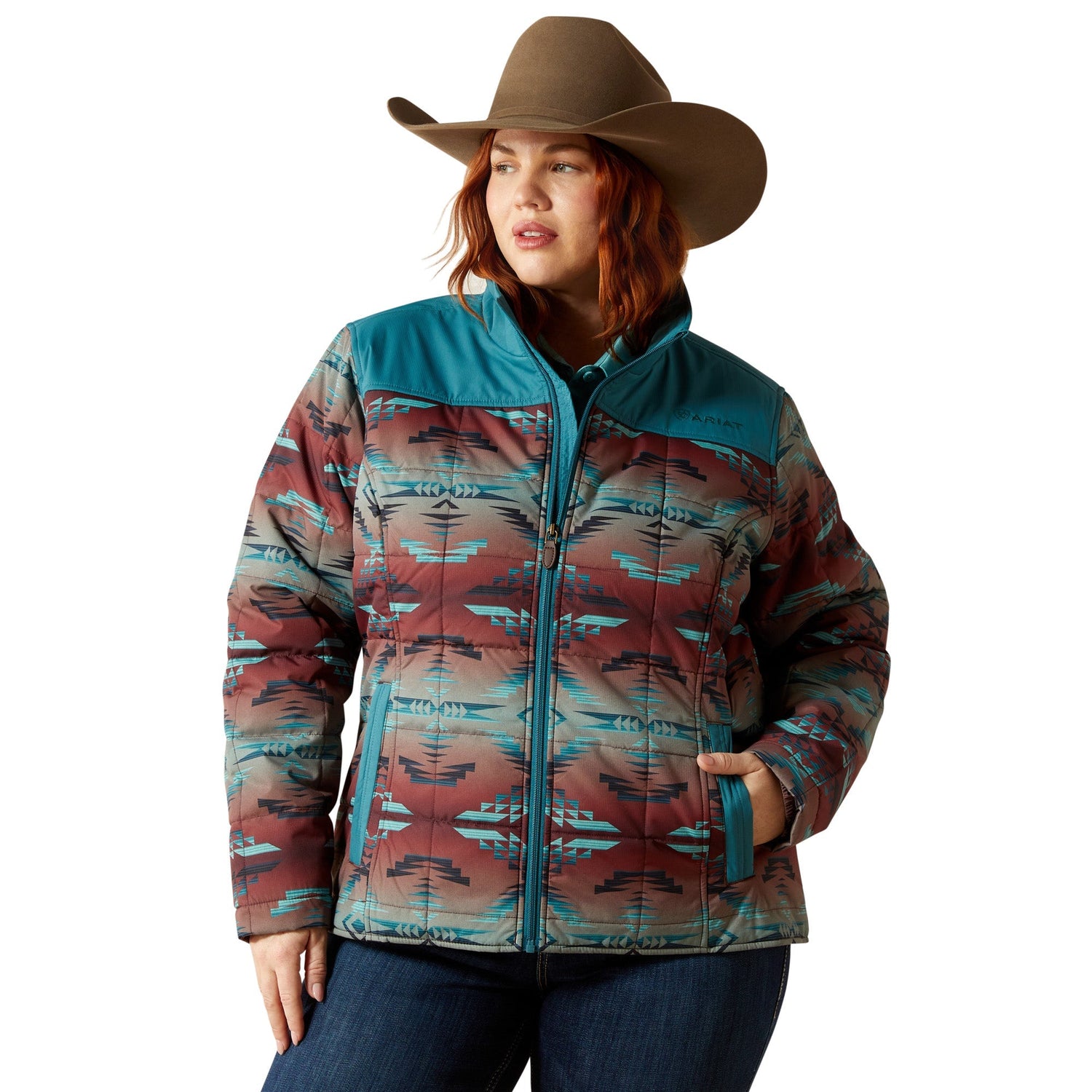 Crius Insulated Jacket - Dragonfly with Inez Blanket Print