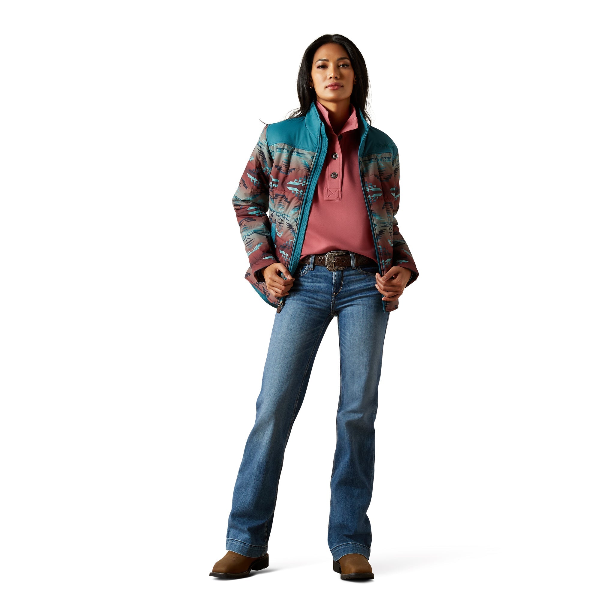 Crius Insulated Jacket - Dragonfly with Inez Blanket Print