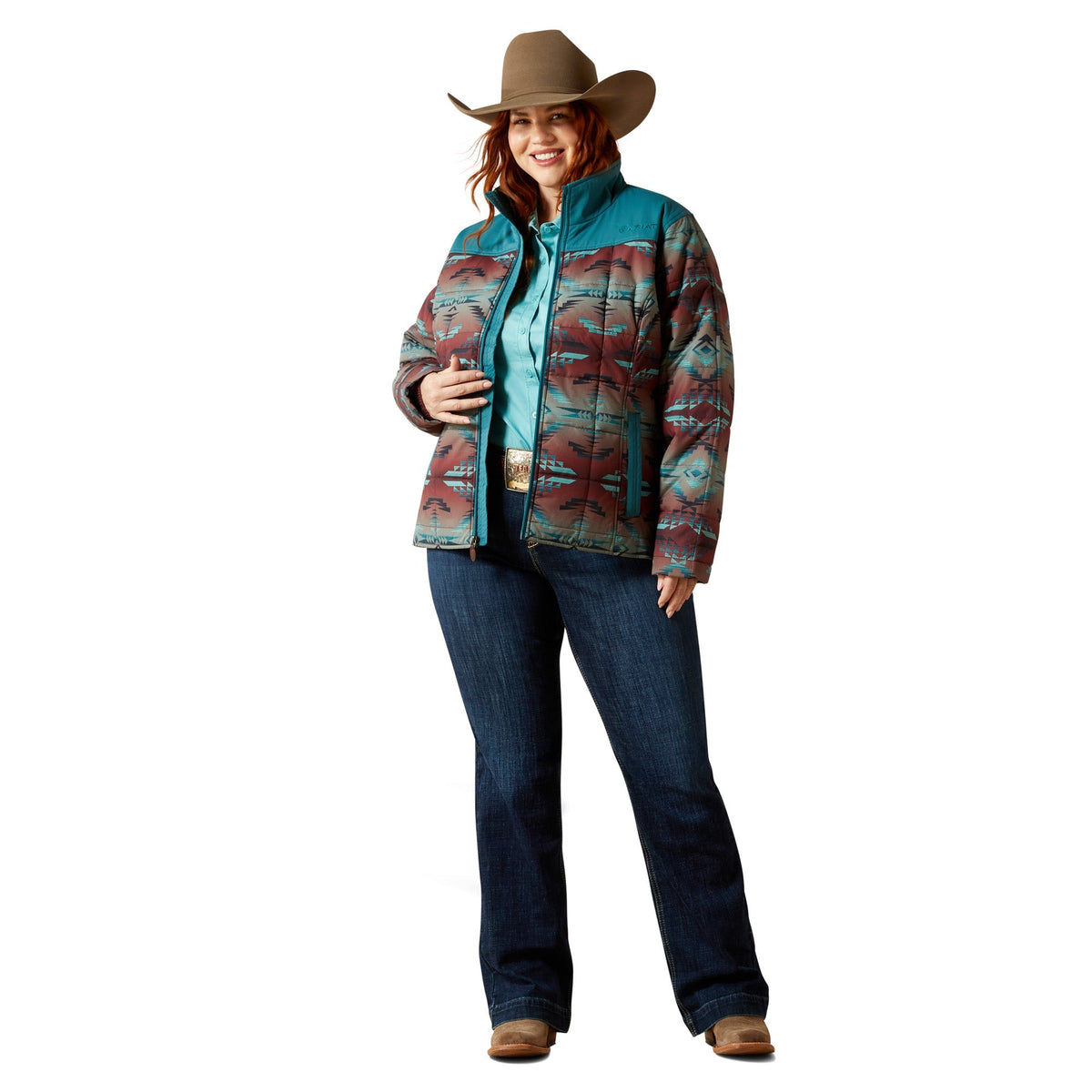Crius Insulated Jacket - Dragonfly with Inez Blanket Print