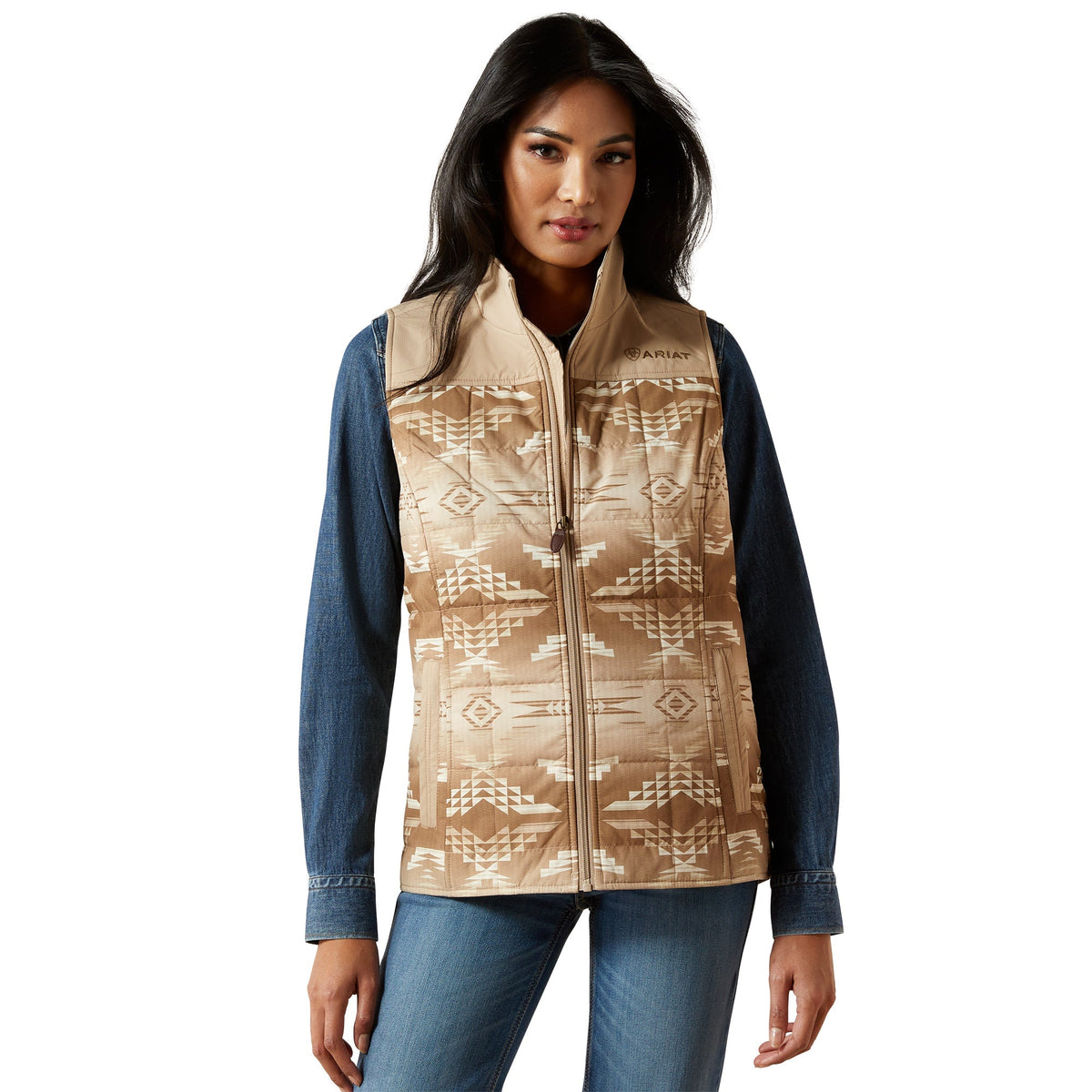 Crius Insulated Vest - Savannah w Dune Print