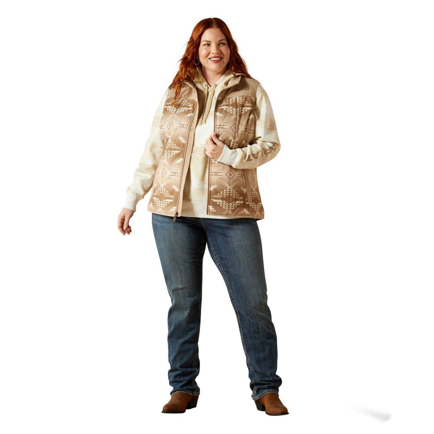 Crius Insulated Vest - Savannah w Dune Print