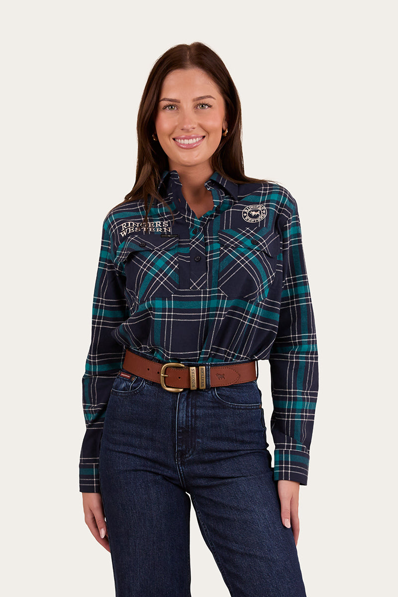 Ringers Western Fingal Womens Half Button Flannel