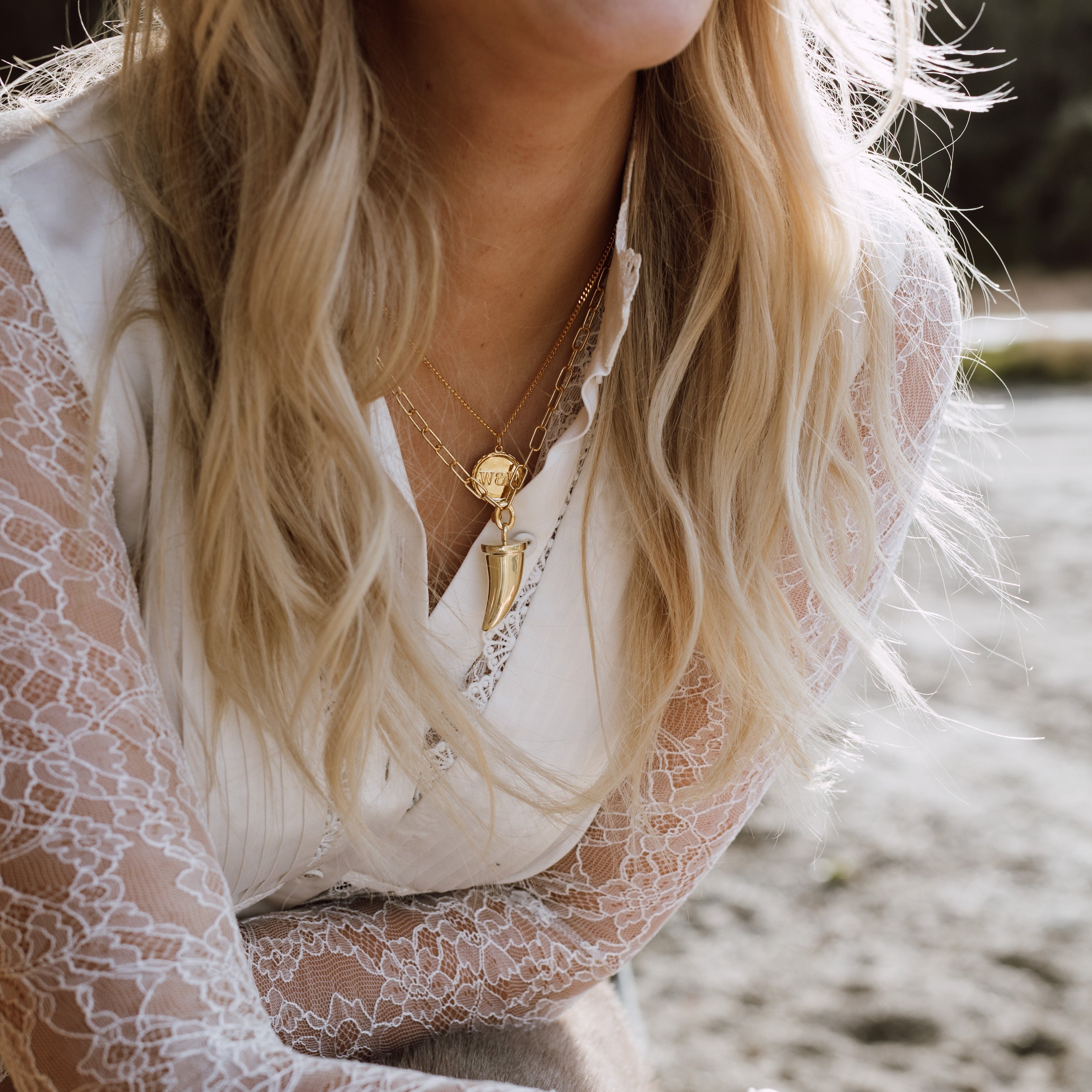 Whistle &amp; Pop Trailblazer Tusk Necklace