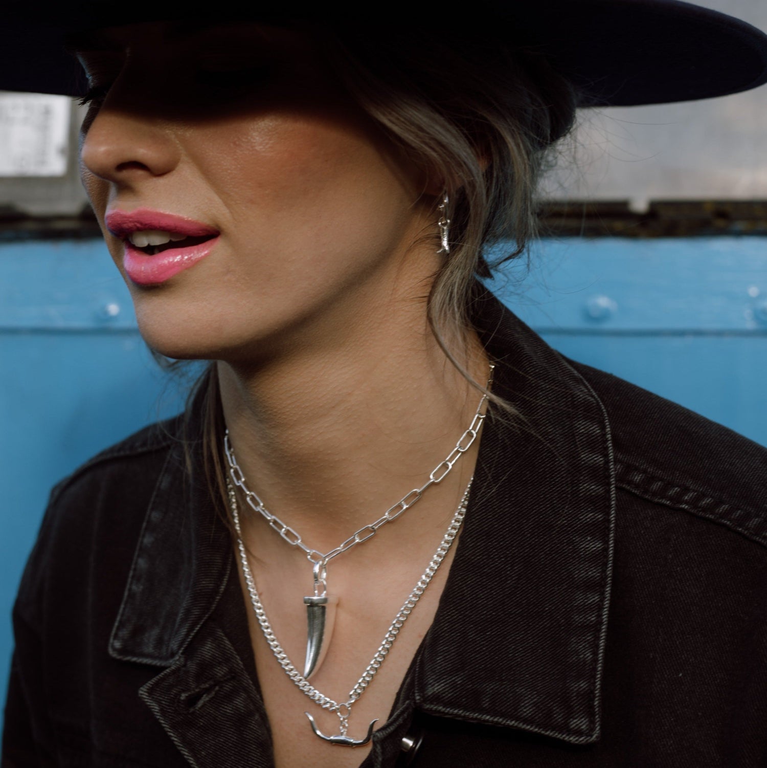 Whistle &amp; Pop Trailblazer Longhorn Necklace