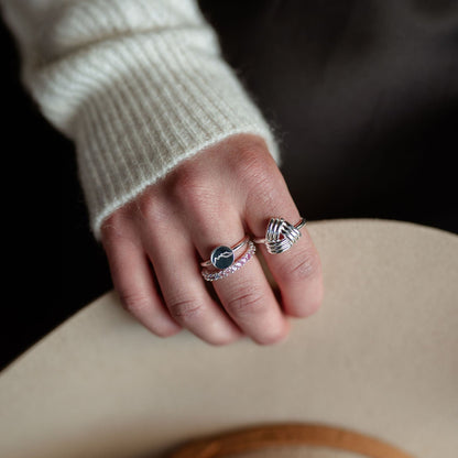 Whistle &amp; Pop Starkeeper Moon Mountain Ring