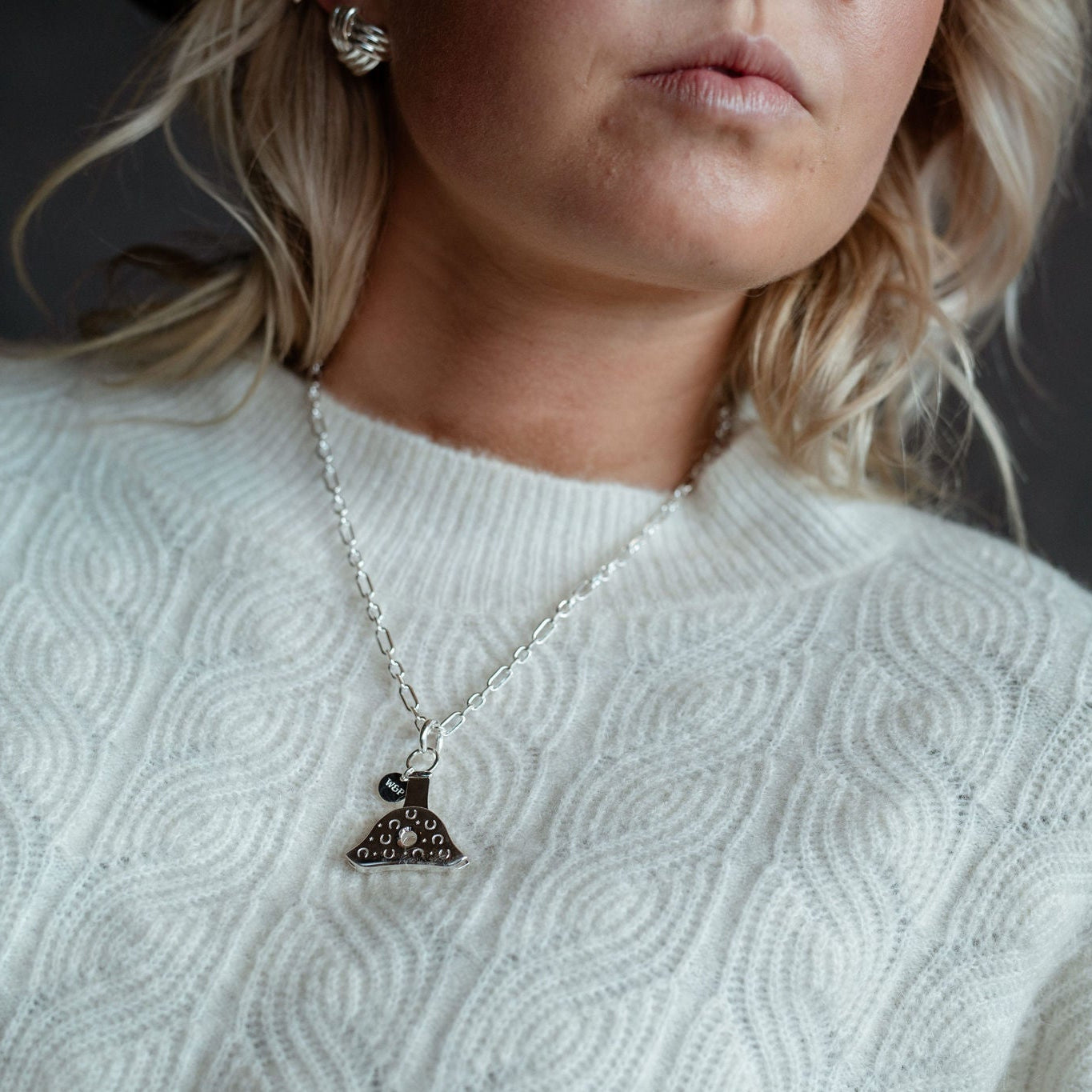 Whistle &amp; Pop Starkeeper Wool Crest Studs