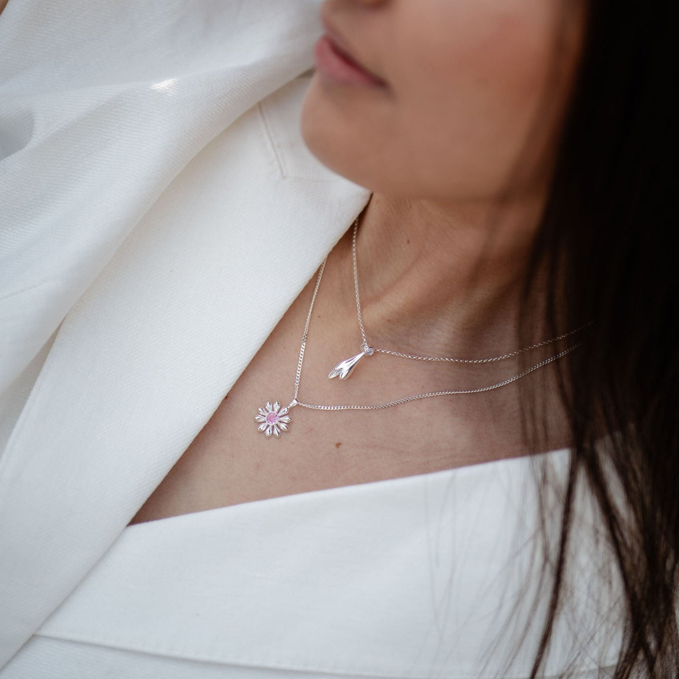 Whistle &amp; Pop Starkeeper Lupin Petal Necklace