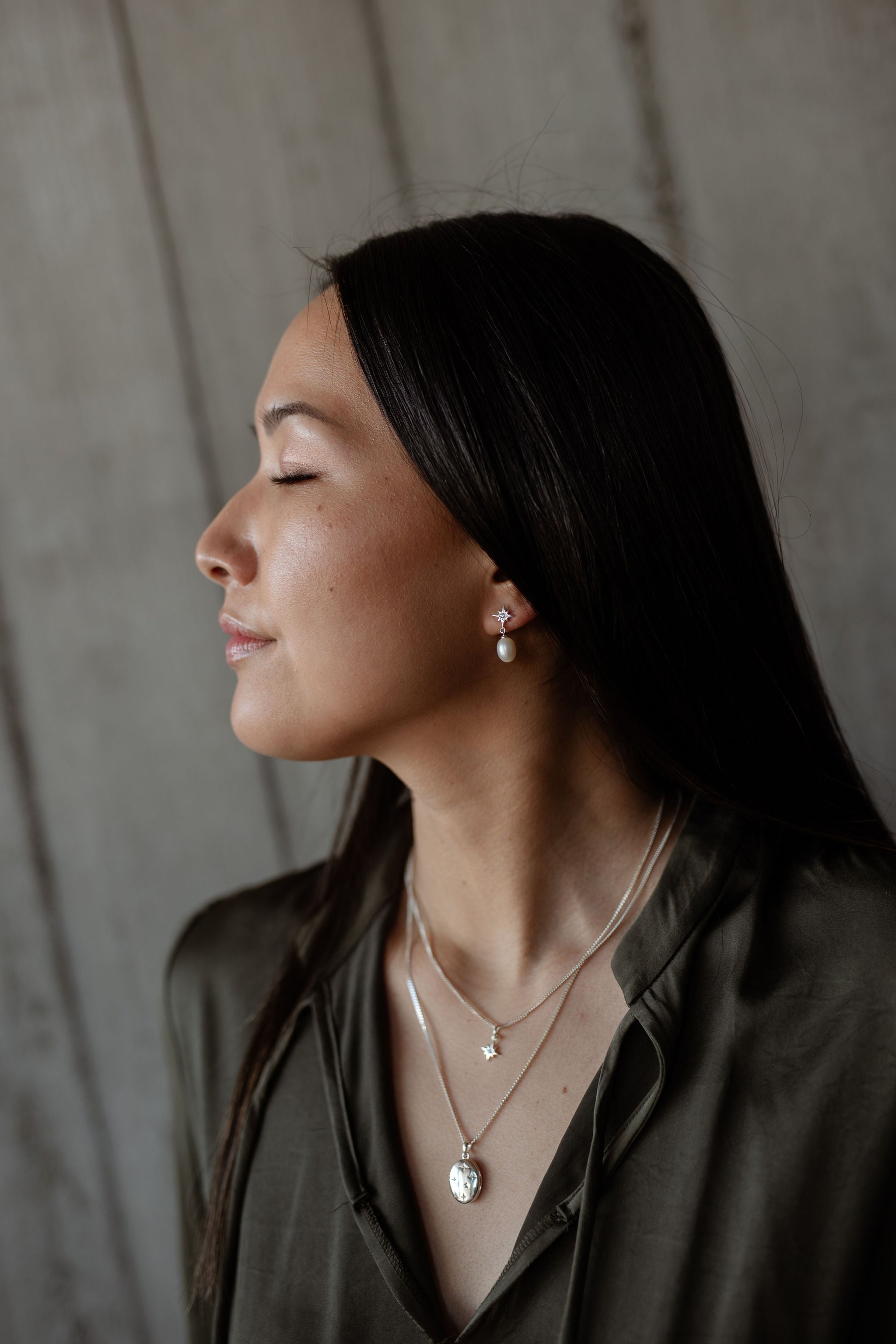 Whistle &amp; Pop Starkeeper Southern Star Pearl Drop Earrings