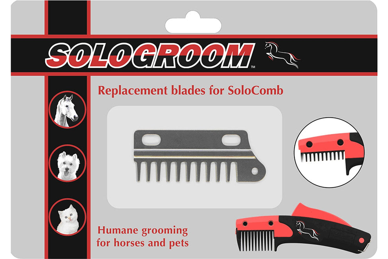 SoloGroom Spare SoloComb Blades