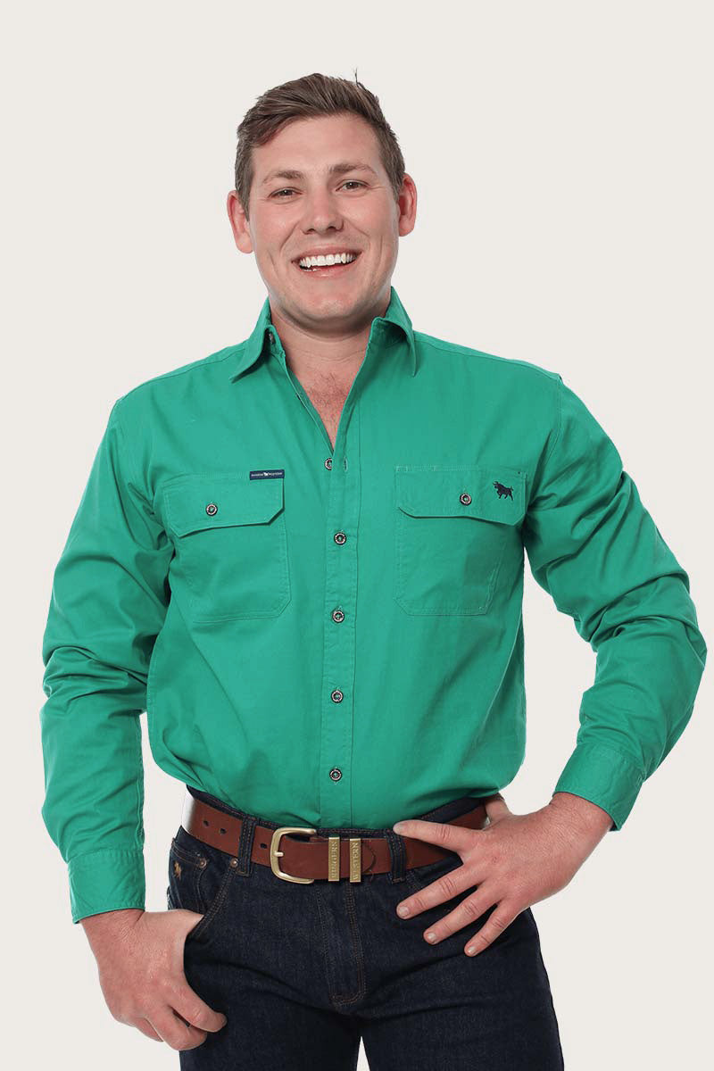 Ringers Western King River Mens Full Button Work Shirt