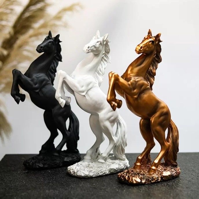 Rearing Horse Figurine