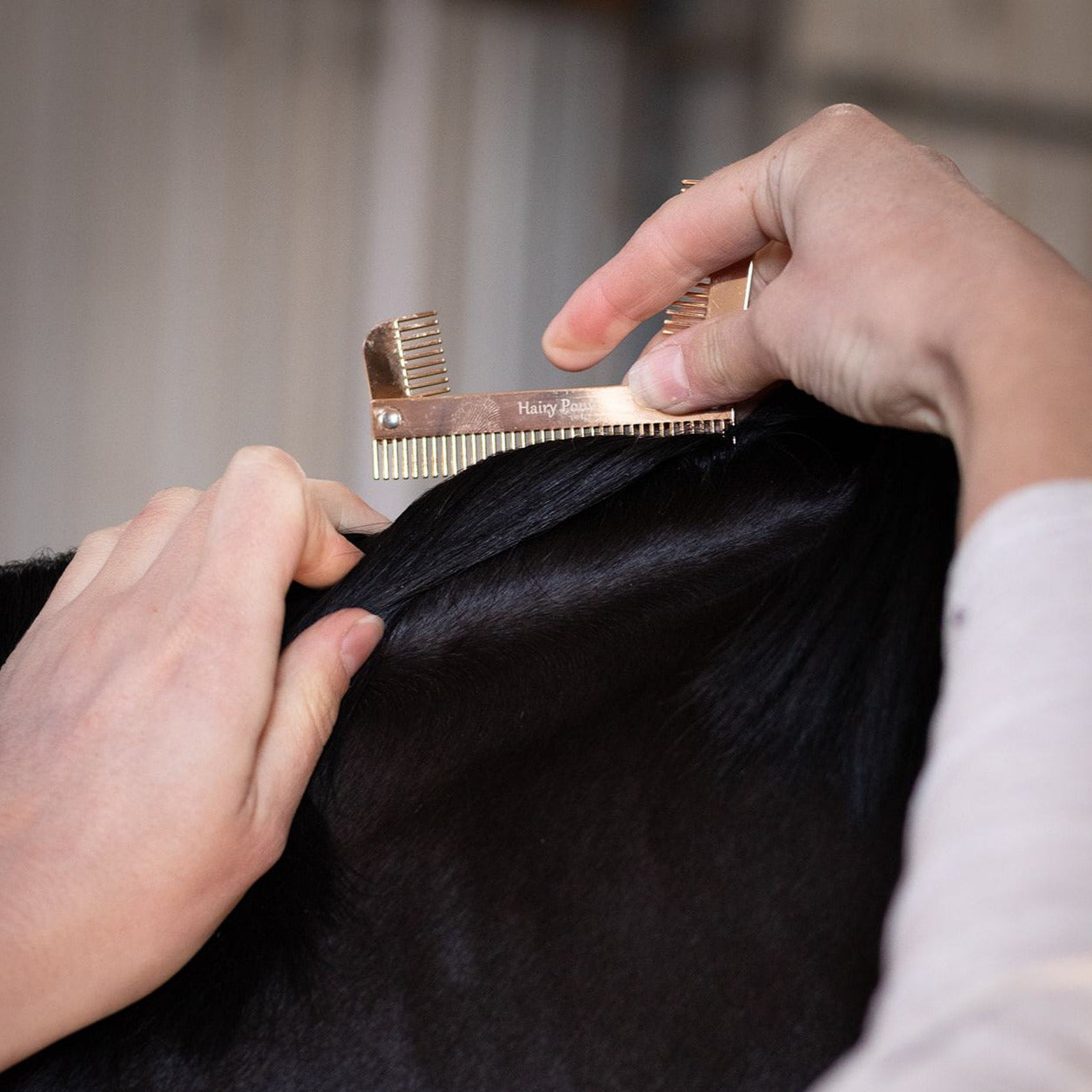 Hairy Pony Horse Mane Sectioning Comb