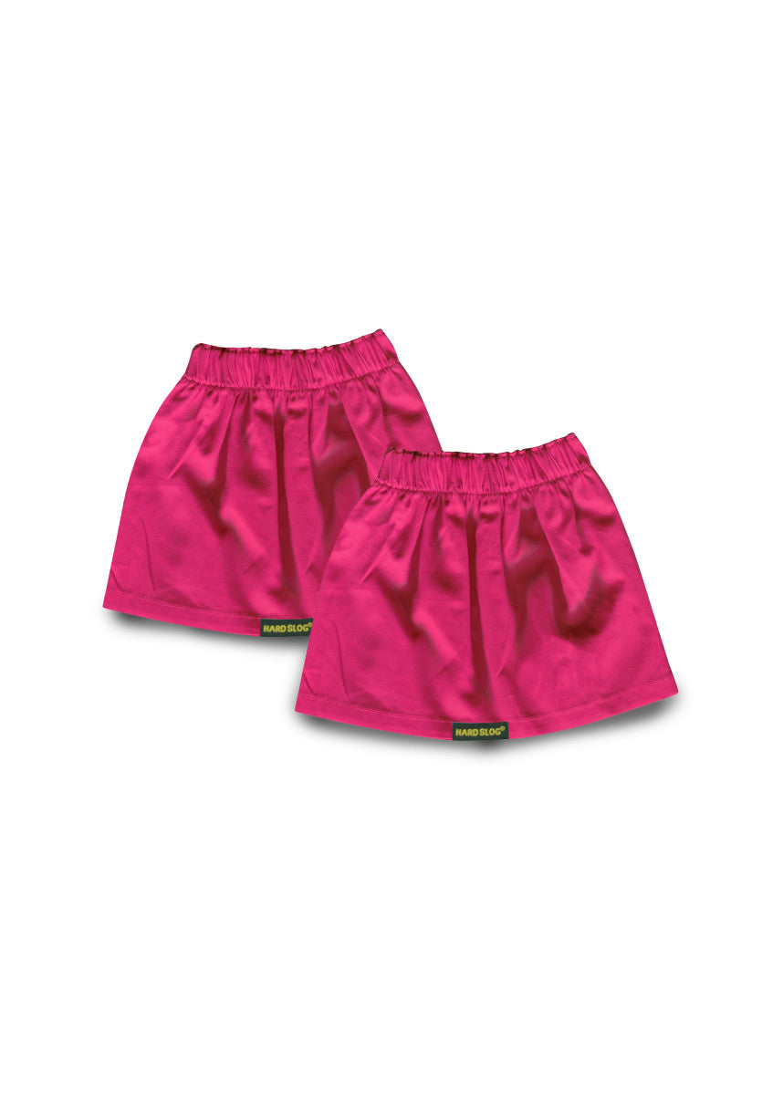 Hard Slog Cotton Drill Leg Gaiters - Bright Pink