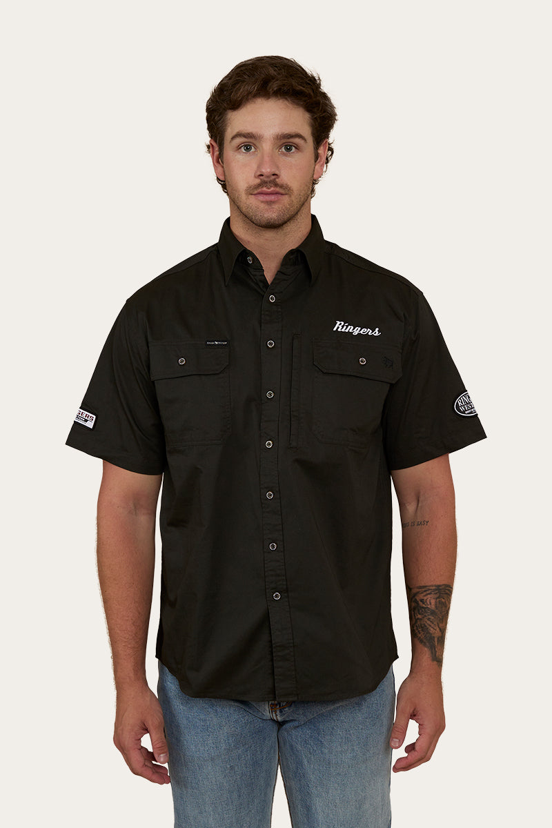 Ringers Western Big Rig Mens Short Sleeve Dress Shirt