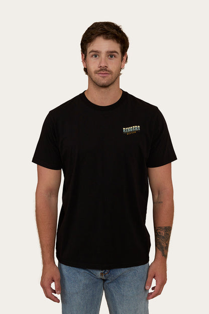 Ringers Western Buckin Barra Mens Loose Fit T-Shirt