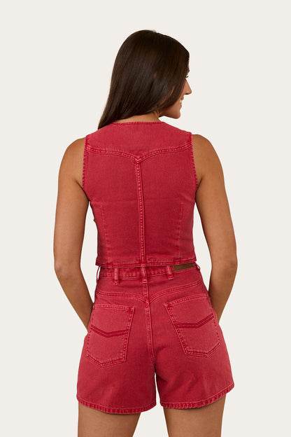 Ringers Western Saige Womens Denim Vest