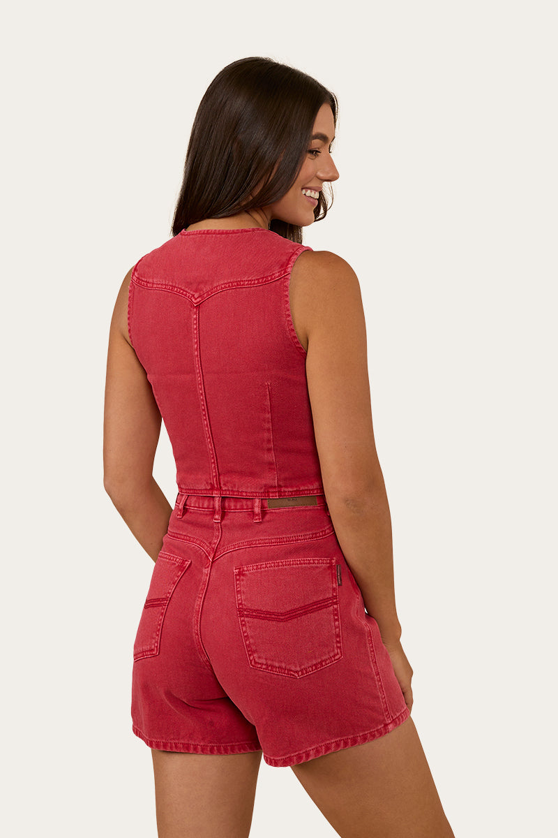 Ringers Western Saige Womens Denim Vest