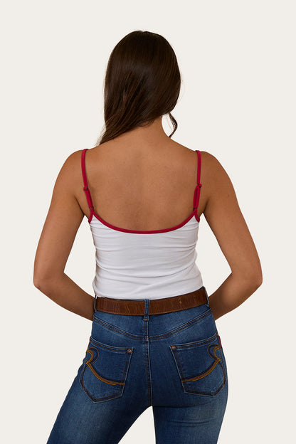 Ringers Western 
Ride Fast Ride Far Womens Tank - White
