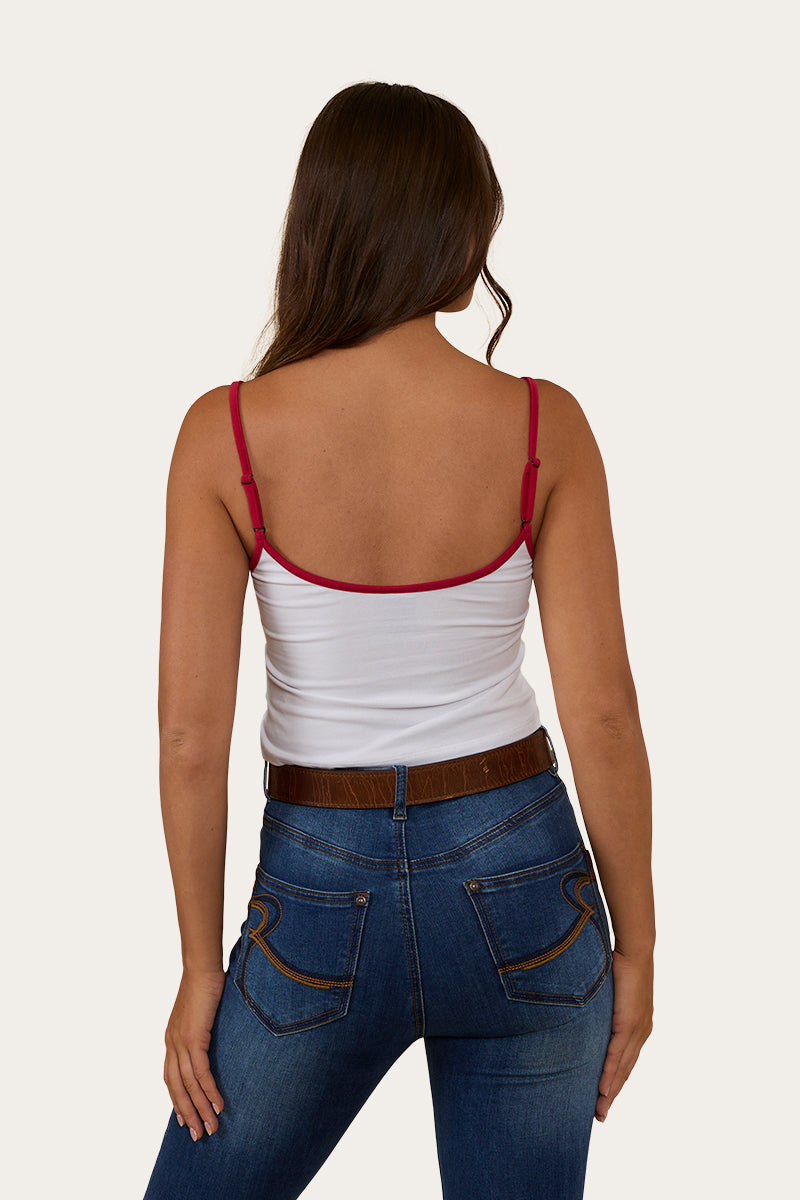 Ringers Western 
Ride Fast Ride Far Womens Tank - White