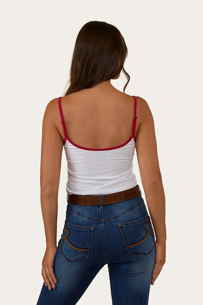 Ringers Western 
Ride Fast Ride Far Womens Tank - White