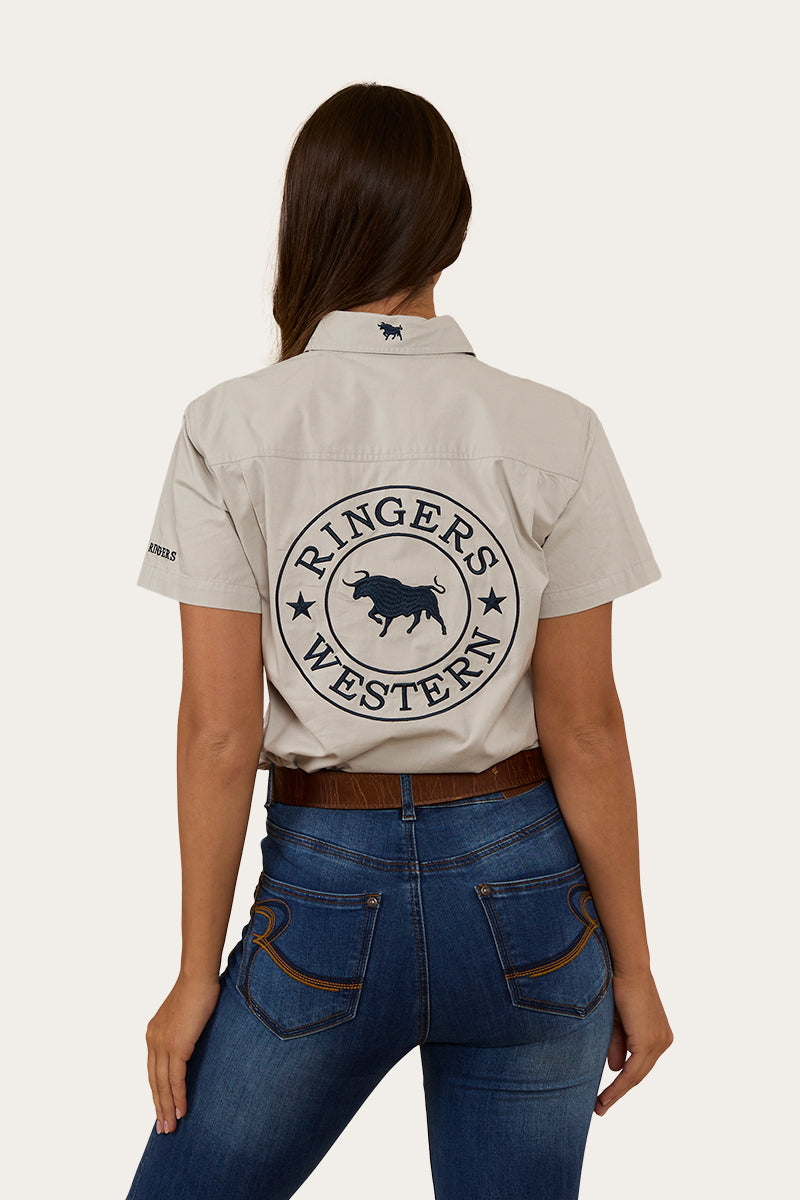 Ringers Western Signature Jillaroo Womens Full Button Short Sleeve Work Shirt